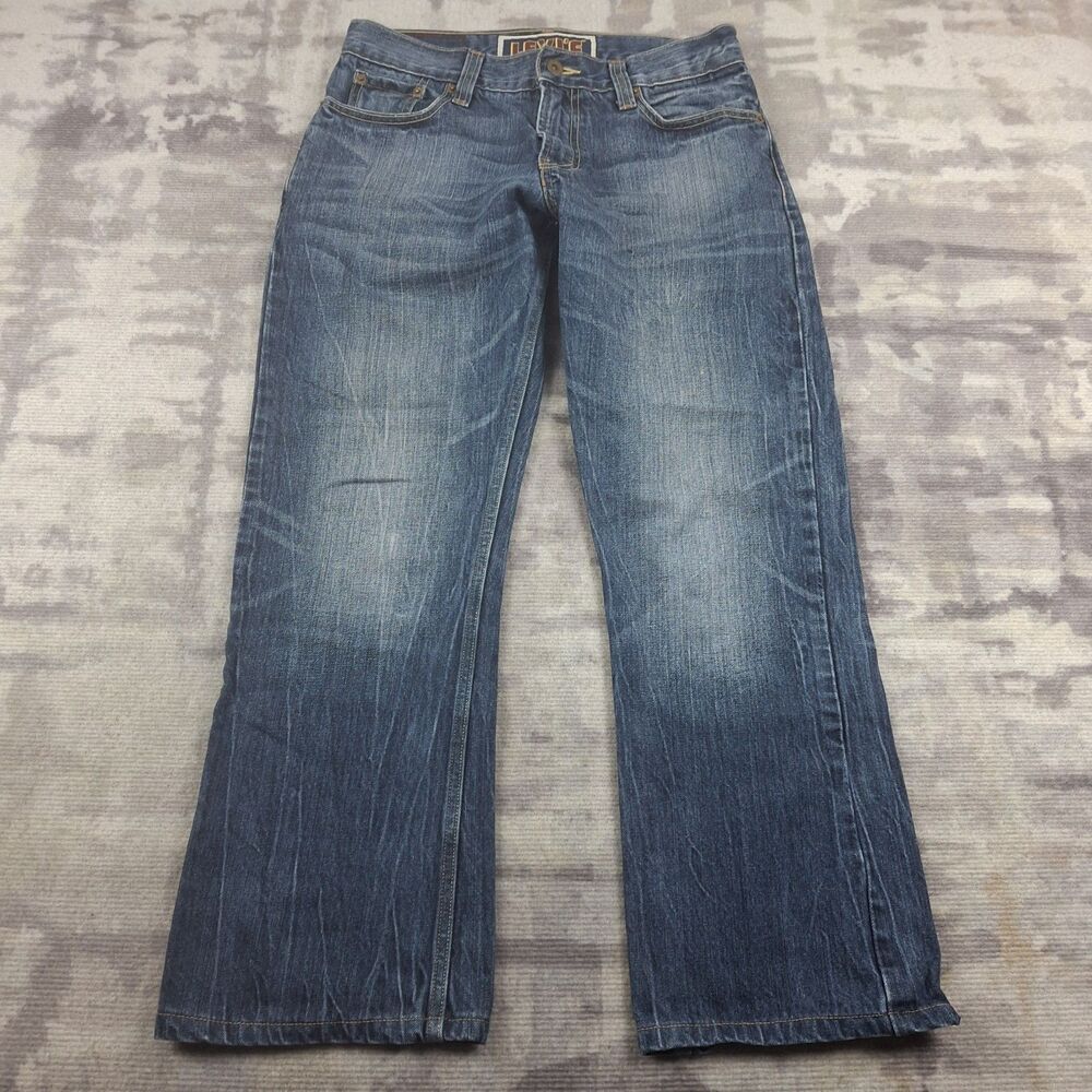 Vintage Levis 527 Low Boot Cut Jeans Mens 30x30 Blue Denim Y2K 2000s Distressed